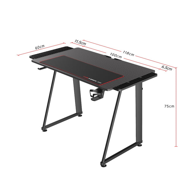 H-100 ゲーミングデスク 幅100cm×奥行60cm