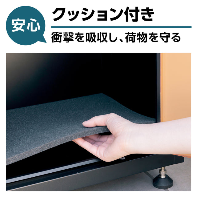 U-POWER  (K-1-BK) 宅配ボックス 置き配ボックス 宅配BOX 大容量 防水 屋外 戸建て マンション 個人宅 組み立て不要 盗難防止 アジャスター付き 鍵付き コンパクト おしゃれ ホワイト