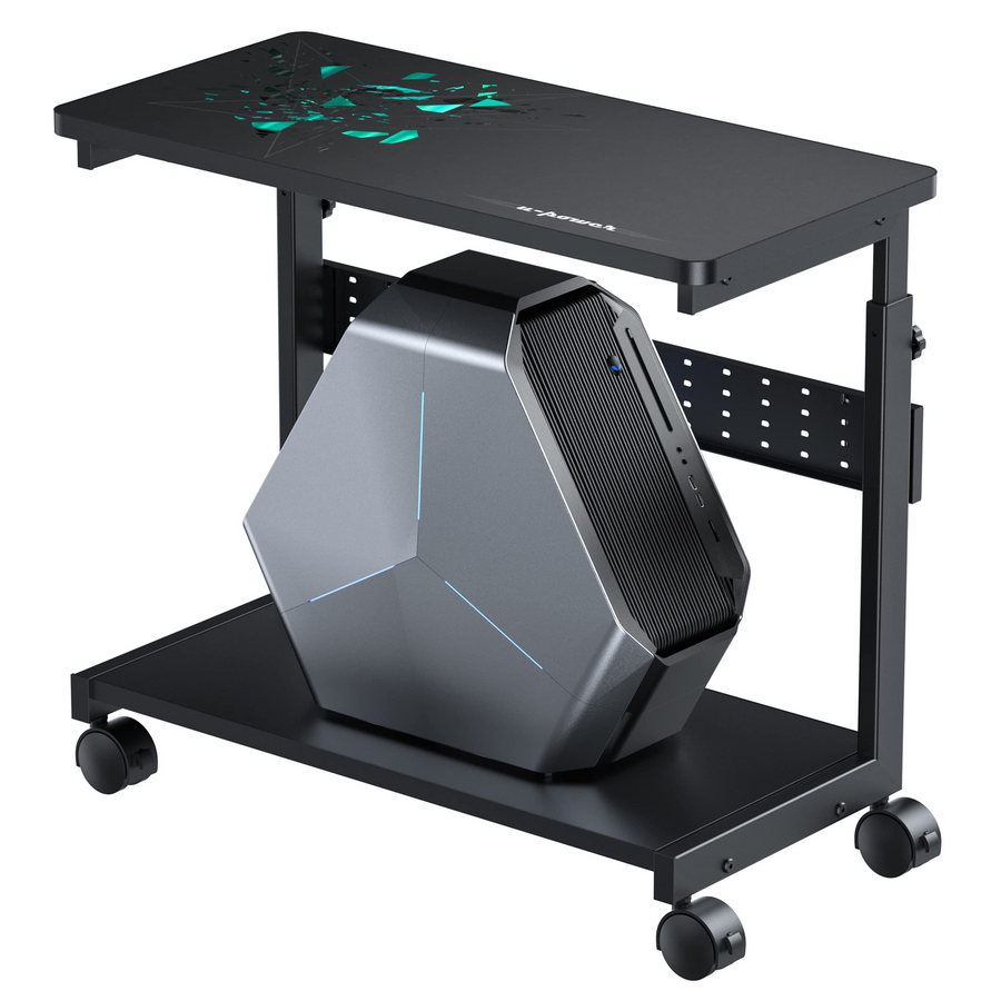 U-POWER ブラック PCワゴン X-1